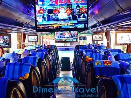 Daftar Harga Sewa Bus Pariwisata di Depok Terbaru Murah Interior